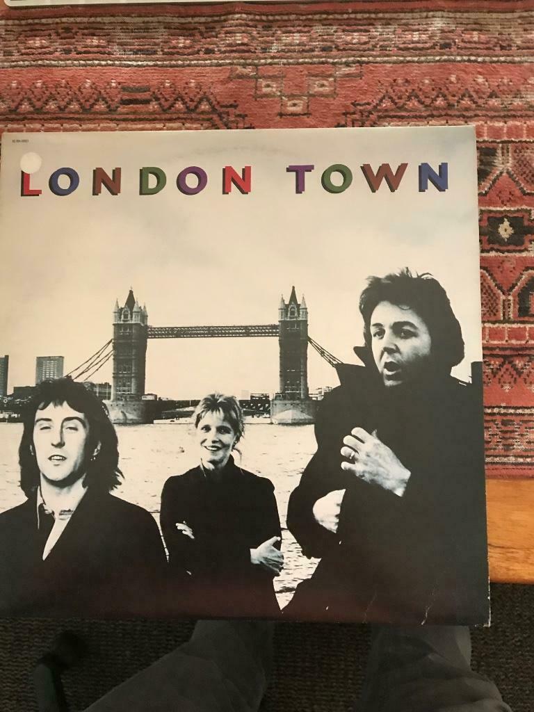 LP  Wings  /  London Town, Cd's en Dvd's, Vinyl | Rock, Ophalen of Verzenden, Gebruikt
