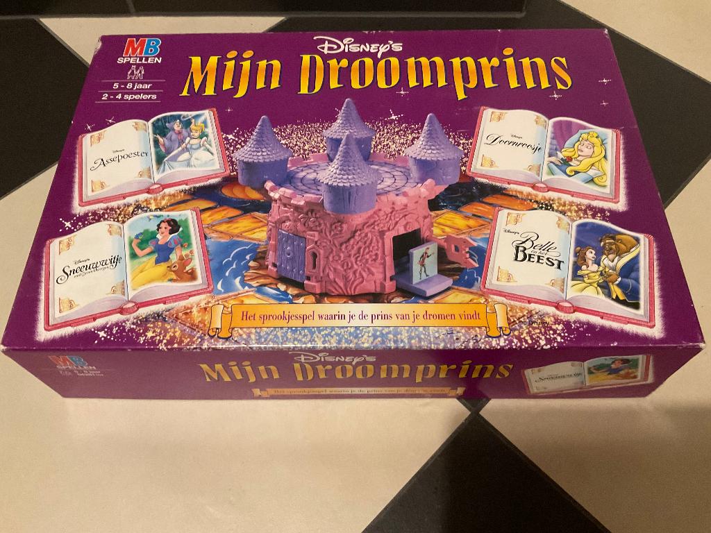 Vintage Disney Mijn droomprins spel - compleet, Ophalen of Verzenden, Gebruikt, MB spelen