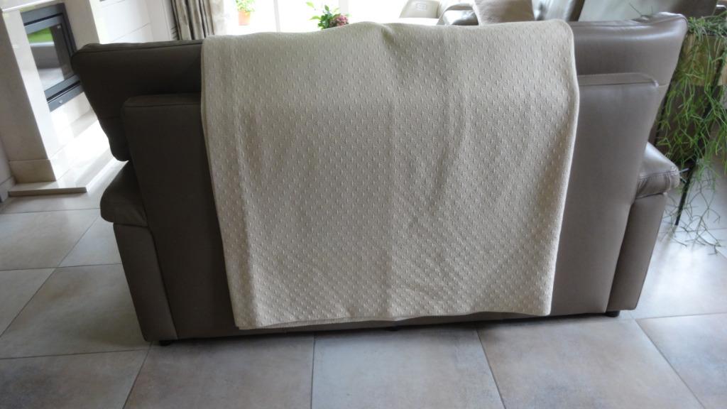 Overgordijnen schuifraam (porte-fenêtre), Ophalen, Gebruikt, Beige