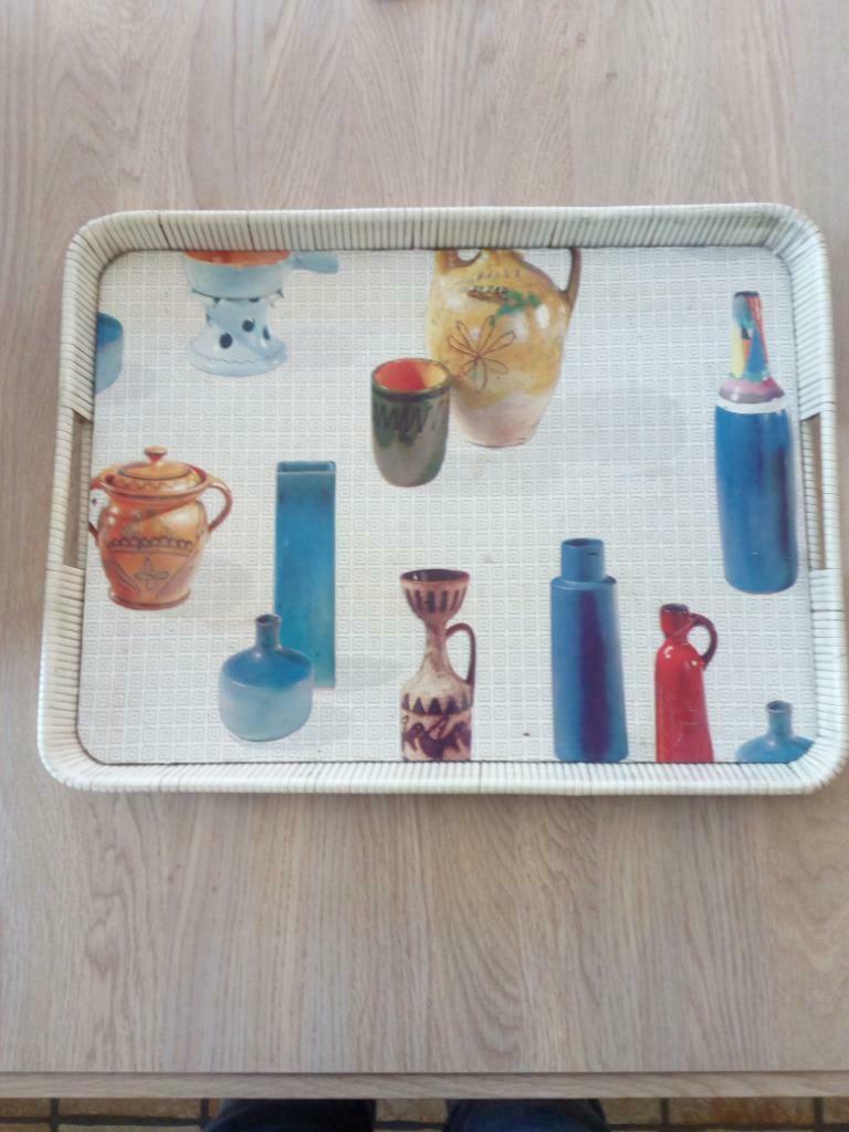 Plateau vintage, Ophalen, Gebruikt, Rechthoekig