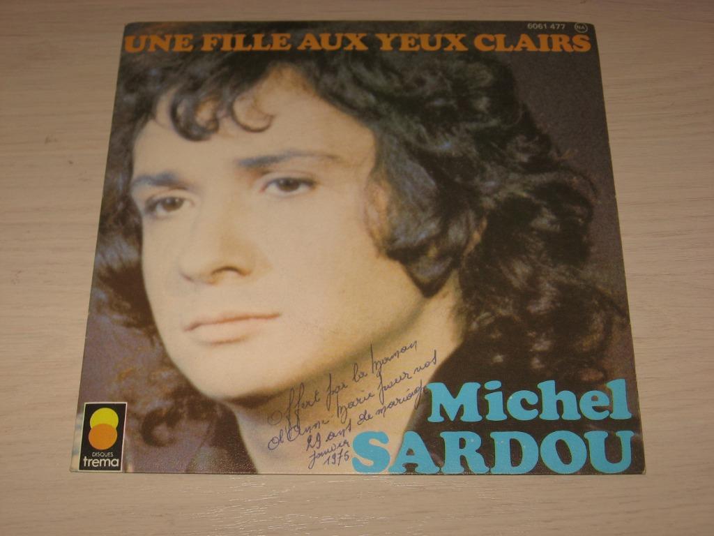 Disque vinyl 45 tours michel sardou, Cd's en Dvd's, Vinyl | Pop, Zo goed als nieuw, Ophalen of Verzenden