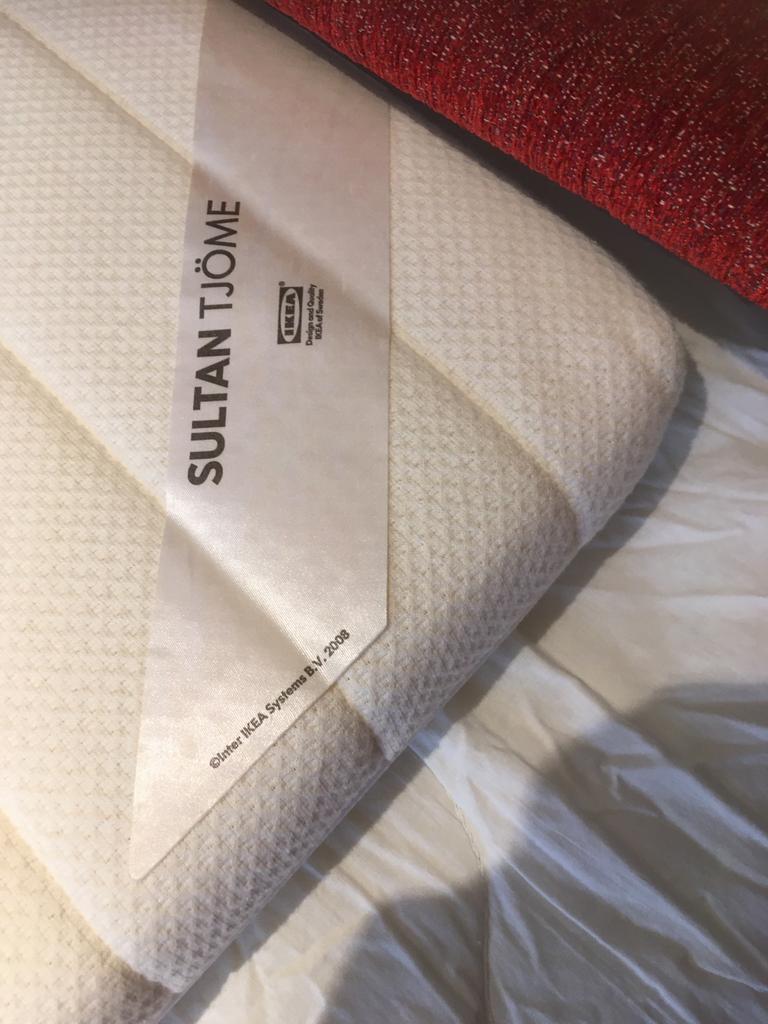 IKEA matrasbeschermer, Huis en Inrichting, Ophalen, 90 cm, Eenpersoons, Zo goed als nieuw