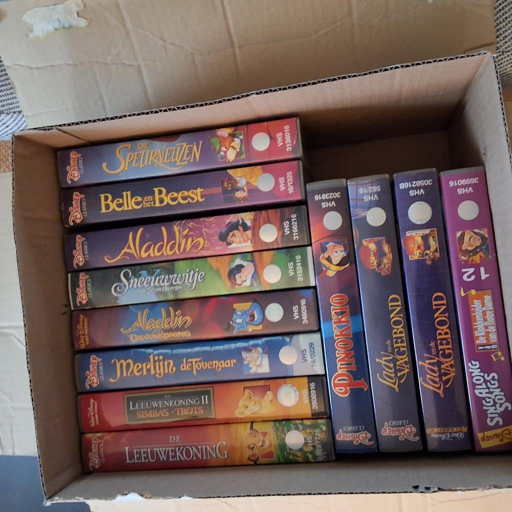 Originele Disneyfilms VHS, Ophalen, Zo goed als nieuw