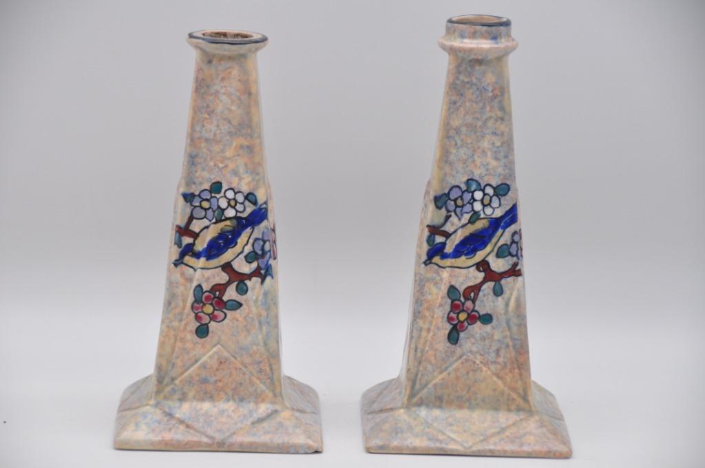 Dubois - bougeoirs - rares, Antiquités & Art, Antiquités | Céramique & Poterie, Enlèvement ou Envoi