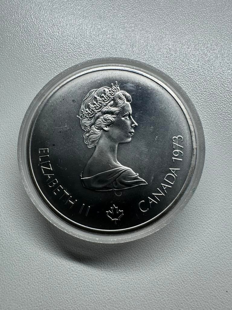 Zilveren Canadese 10 dollar munten 1973 en 1976, Ophalen, Noord-Amerika, Losse munt, Zilver