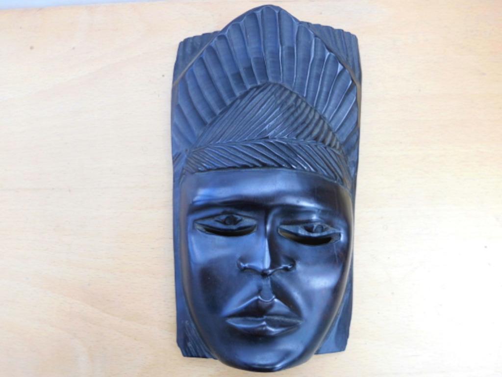 Afrikaans masker in ebbenhout / Kameroen, Ophalen of Verzenden