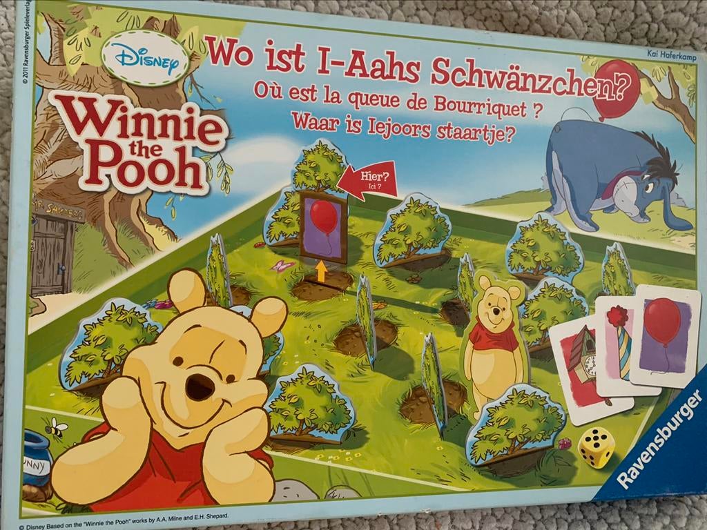 Winnie the Pooh-memory/gezelschapsspel vanaf 3 jaar, Enlèvement ou Envoi, Comme neuf