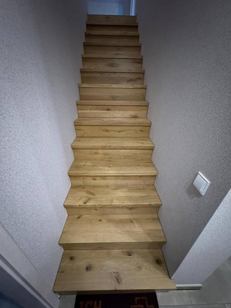 Traptreden eiken massief 800x220x34 mm, Doe-het-zelf en Bouw, Hout en Planken, Nieuw, Plank, Eiken, Ophalen of Verzenden