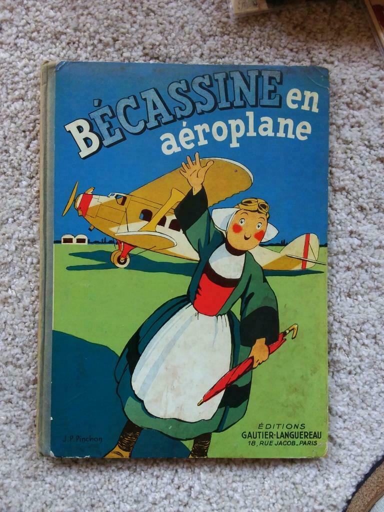 Bécassine in vliegtuig 1950 verzamelaar J.P. Pinchon, Boeken, Ophalen of Verzenden, Gelezen