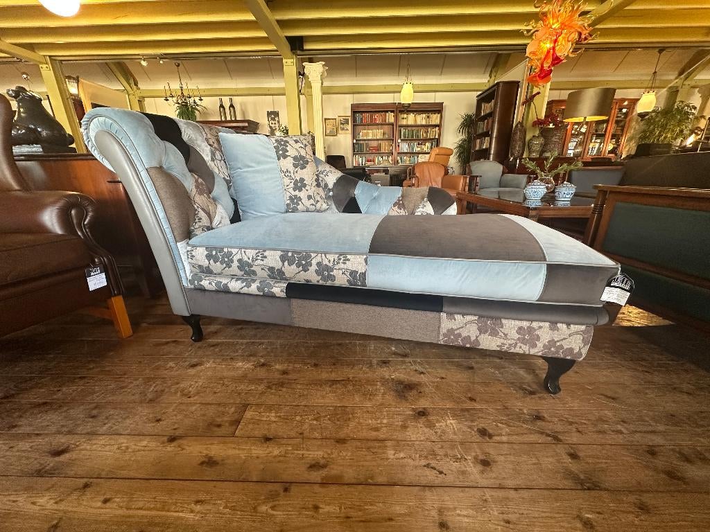 Chaise longue Patchwork, Ophalen, Eenpersoons, Klassiek, 150 tot 200 cm