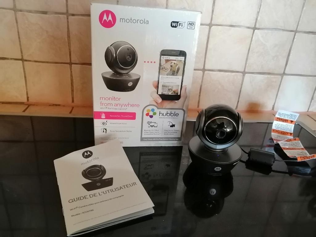 Caméra de vidéo surveillance HD Wi-Fi, Envoi, Comme neuf, Caméra d'intérieur