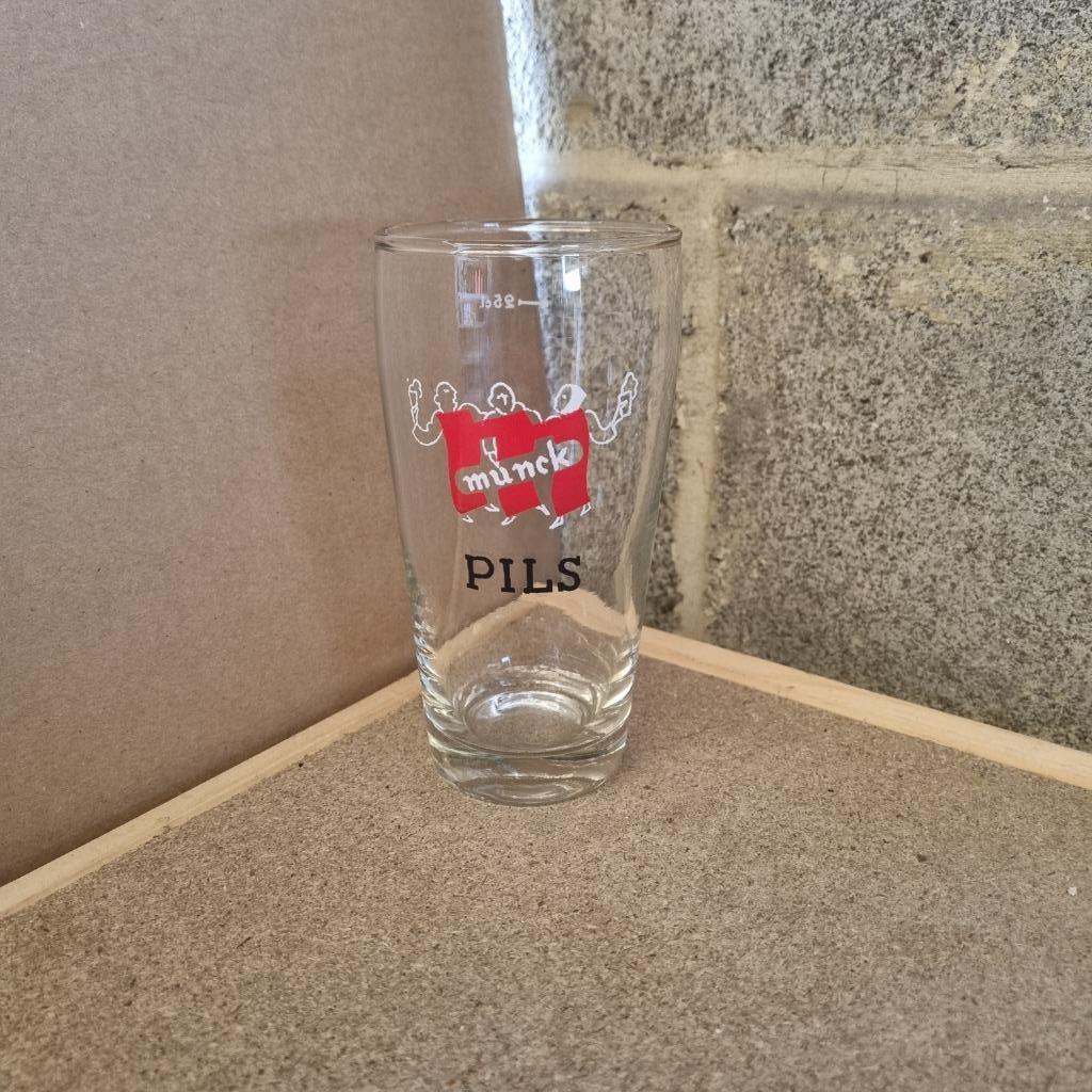 Verre Munck  Pils, Enlèvement, Utilisé, Verre ou Verres, Autres marques