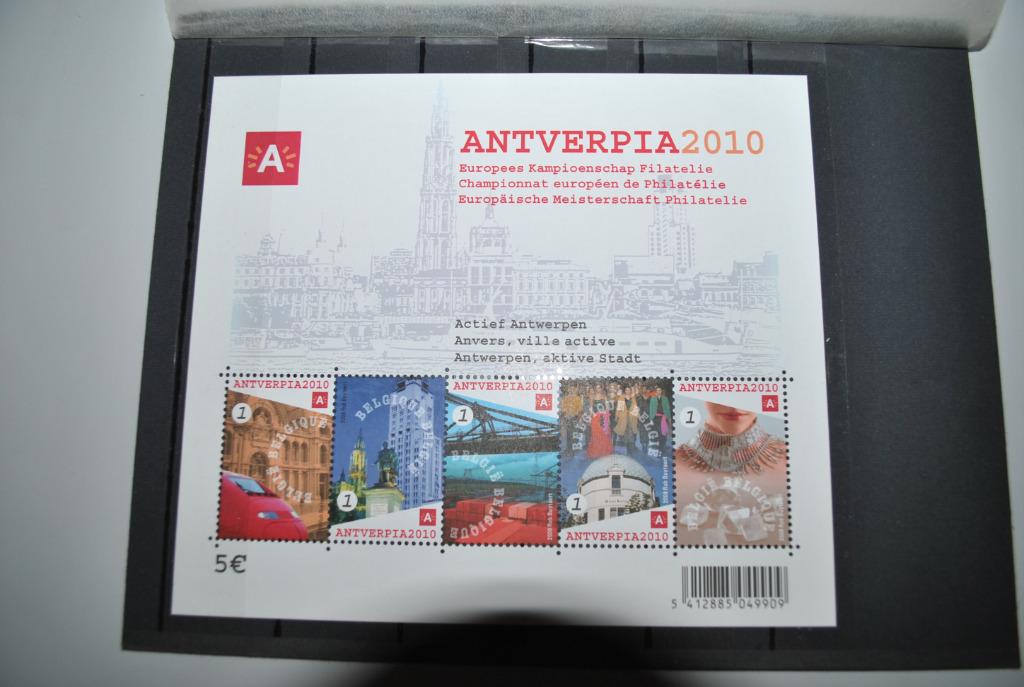 Belgique 2008 Antverpia 2010 MNH, Envoi, Non oblitéré, Europe