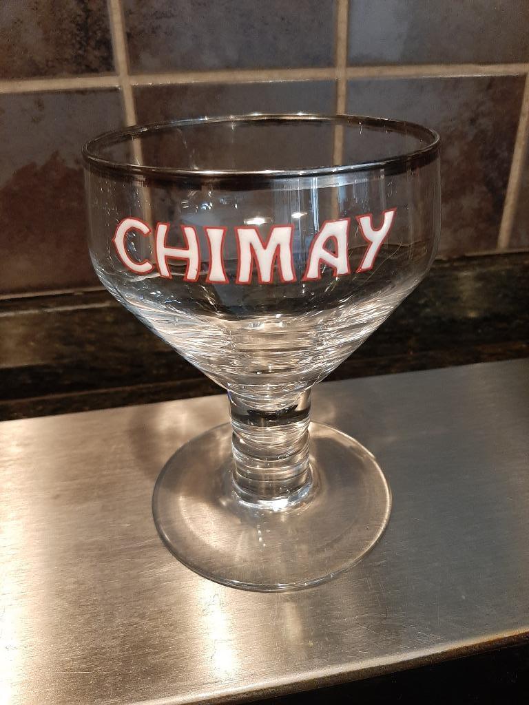 Chimay glas emaille, Ophalen of Verzenden, Zo goed als nieuw
