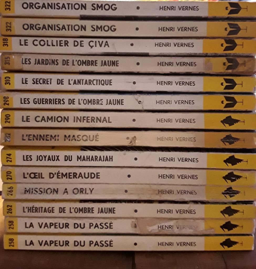 Lot Bob Morane Marabout, Livres, Enlèvement ou Envoi, Utilisé