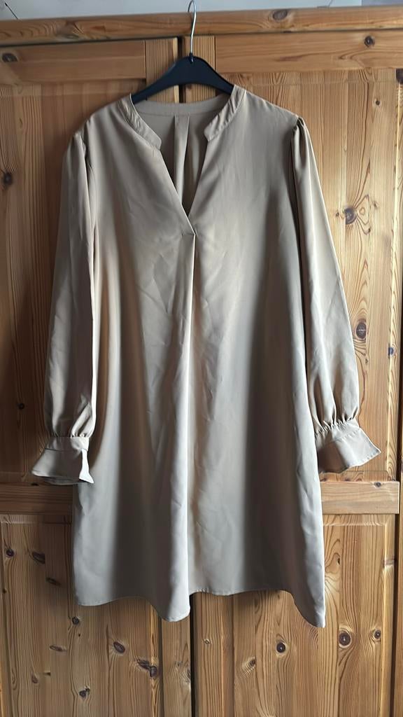 SHEIN bruin kleedje lange mauwen XL, Ophalen of Verzenden, Nieuw