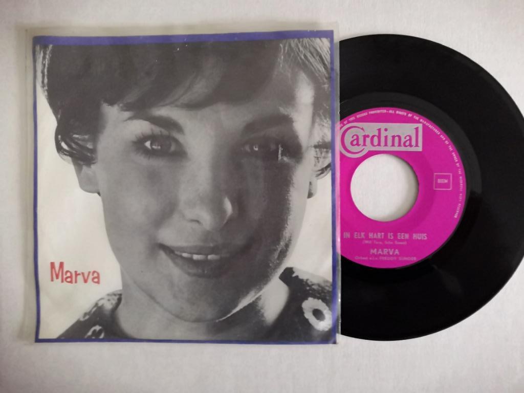 MARVA - In elk hart is een huis (45t), 7 inch, Single, Ophalen of Verzenden, Zo goed als nieuw