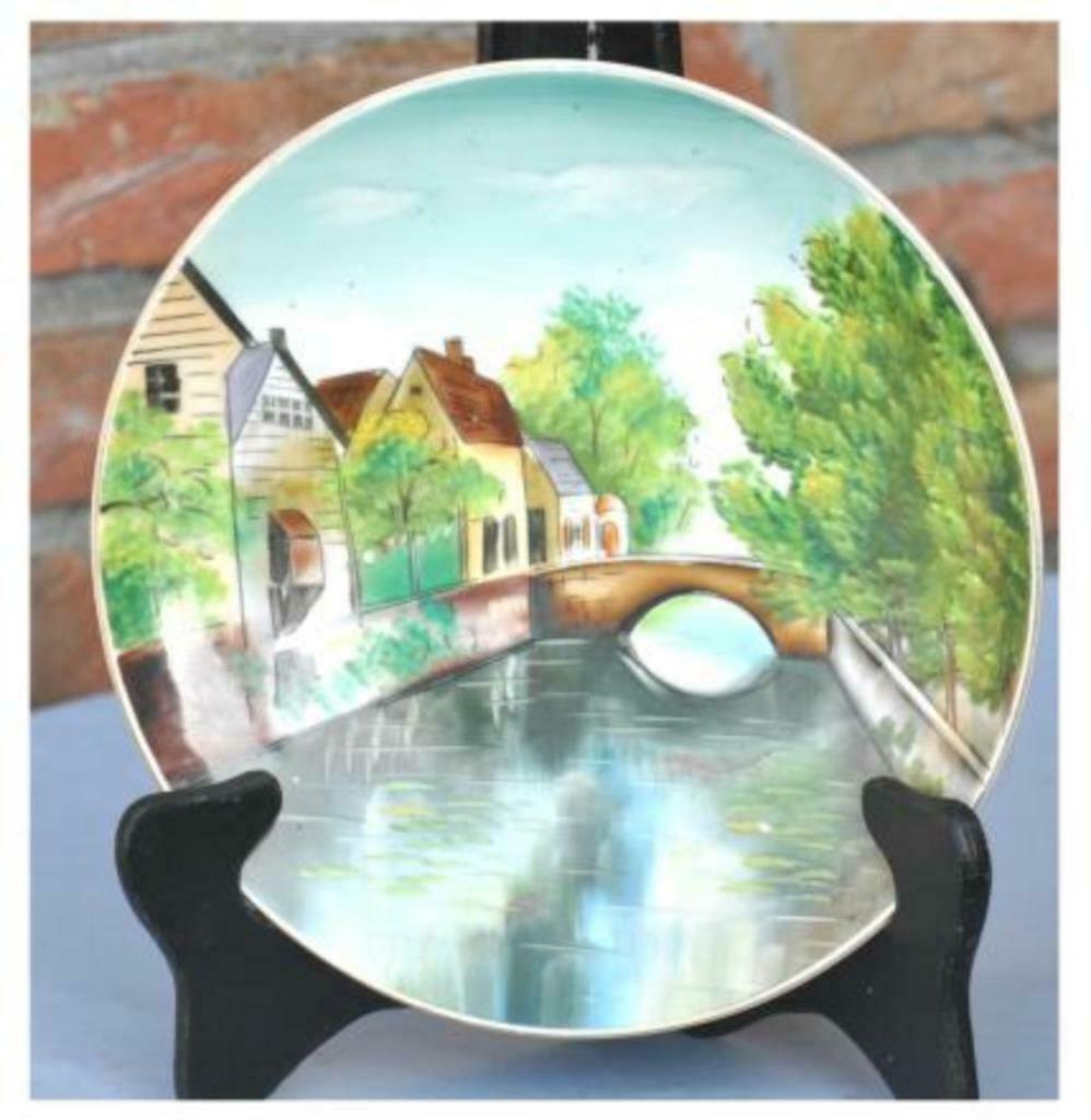 §assiette décorative ruisseau, Ophalen of Verzenden