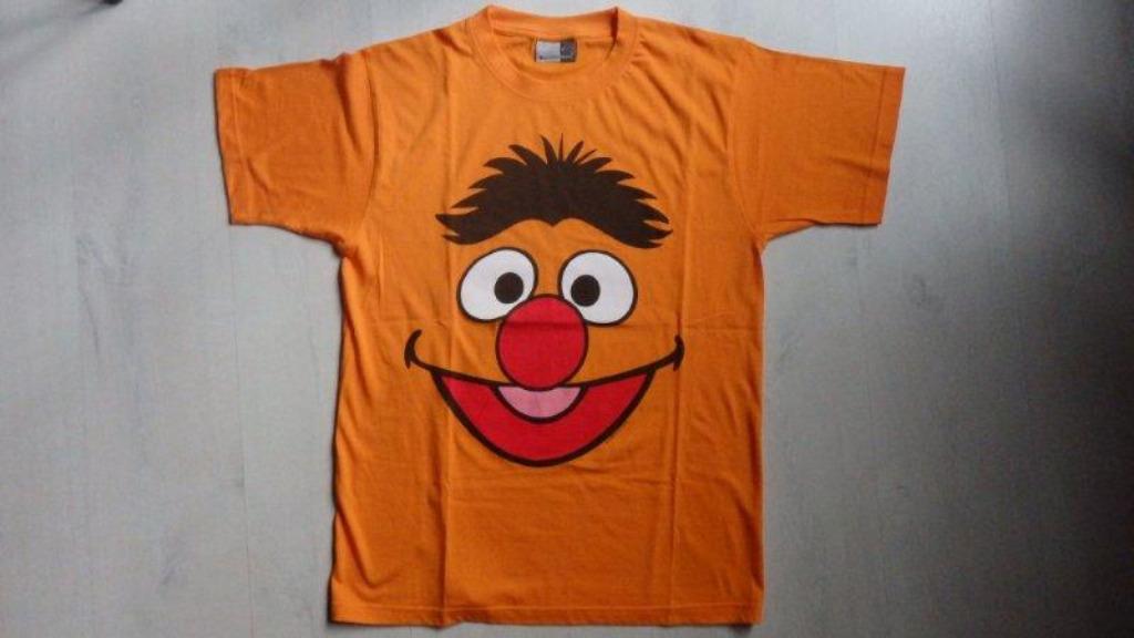 T-shirt Ernie Sesamstraat - M, Ophalen, Nieuw, Maat 48/50 (M), Oranje