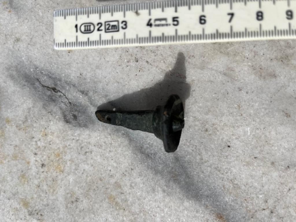 Romeinse bronzen pin bodemvondst, Antiek en Kunst, Ophalen of Verzenden