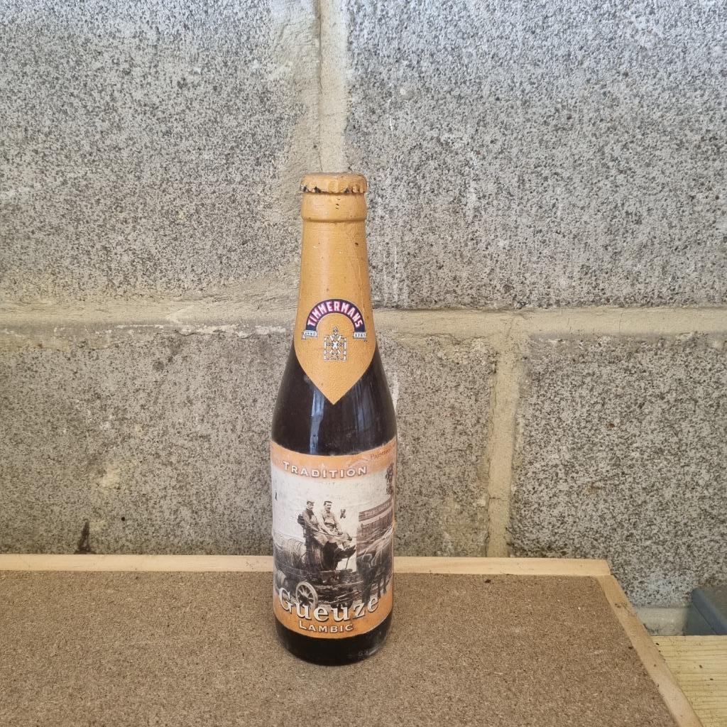 Bouteille de bière Timmermans Gueuze Lambic, Enlèvement ou Envoi, Utilisé, Bouteille(s), Autres marques