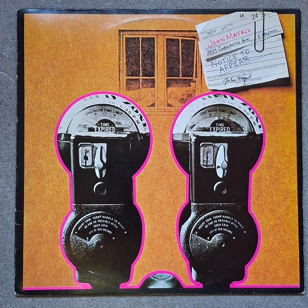 John Mayall: Notice To Appear (LP), Ophalen of Verzenden, Zo goed als nieuw, Blues