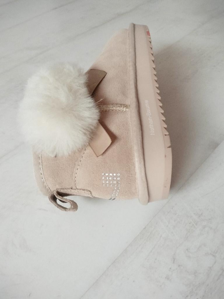 Nathan Baume laarsjes, Neuf, Enlèvement ou Envoi, Beige, Boots et Botinnes