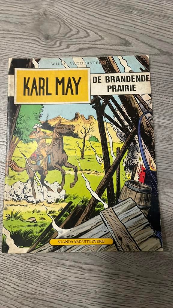 Karl May - Nr 70 De Brandende prairie - 1e druk - 1981, Ophalen of Verzenden, Gelezen, Willy Vandersteen