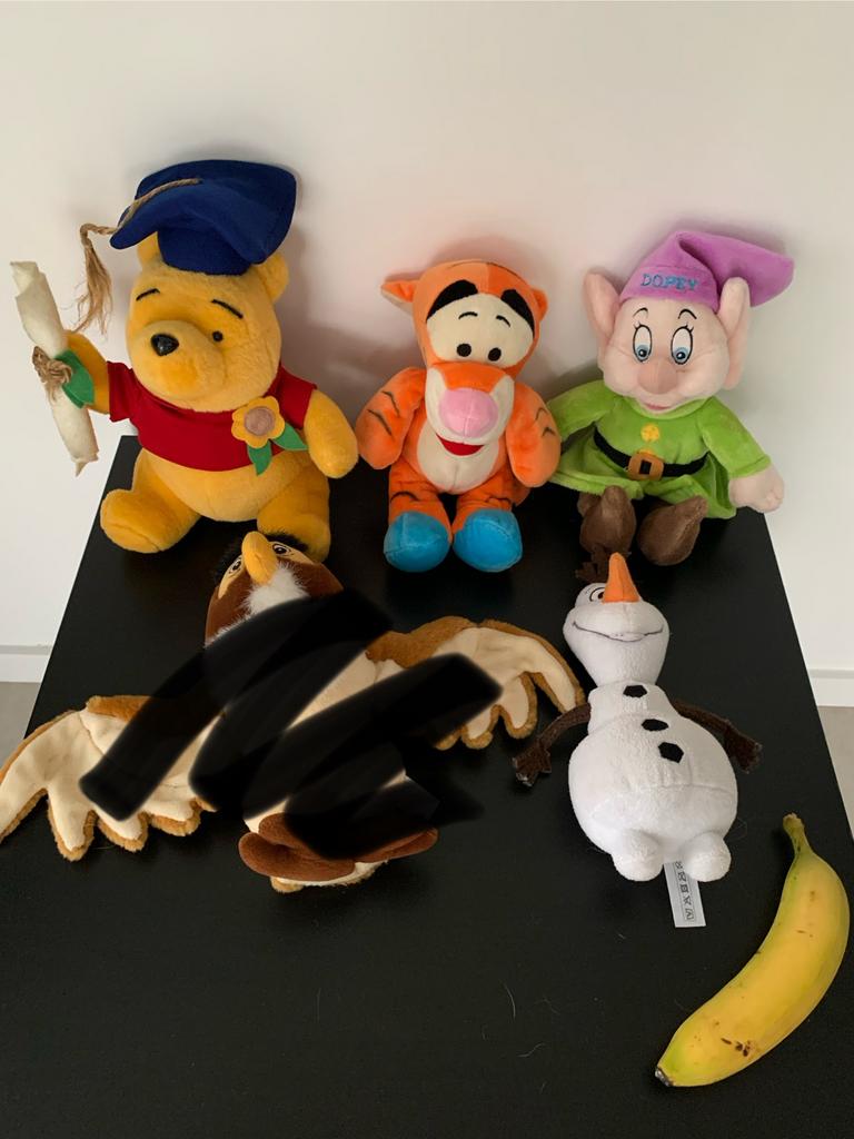 Disney knuffels, Ophalen of Verzenden, Gebruikt