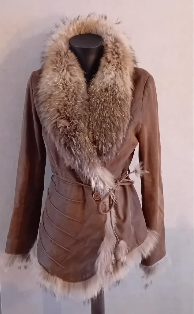 Prachtige lederen jas, Kleding | Dames, Jassen | Winter, Ophalen