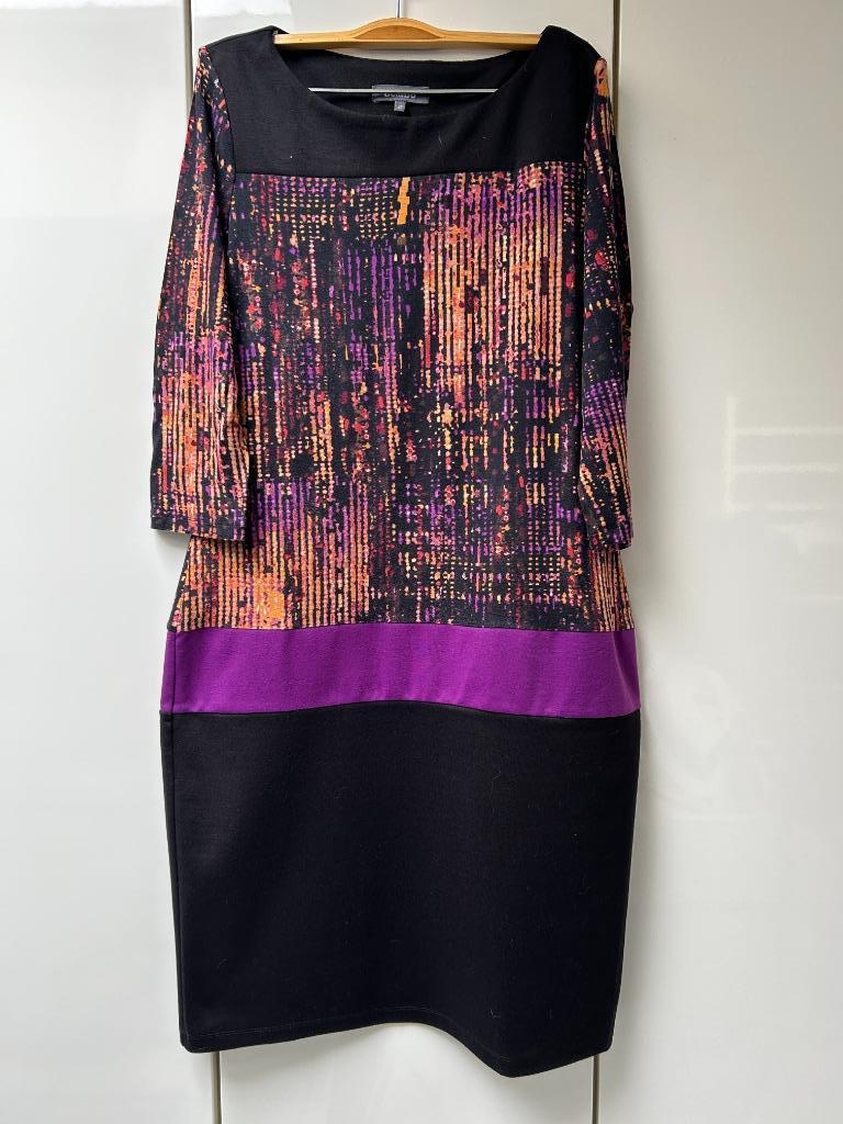 Robe noire et mauve Bel & Bo - Taille 42 *, Vêtements | Femmes, Robes, Taille 42/44 (L), Enlèvement ou Envoi, Bel&Bo, Comme neuf
