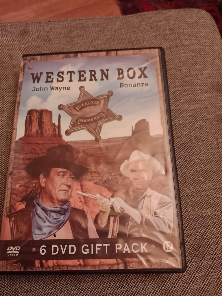 Western box John Wayne en Bonanza, Cd's en Dvd's, Dvd's | Overige Dvd's, Ophalen of Verzenden