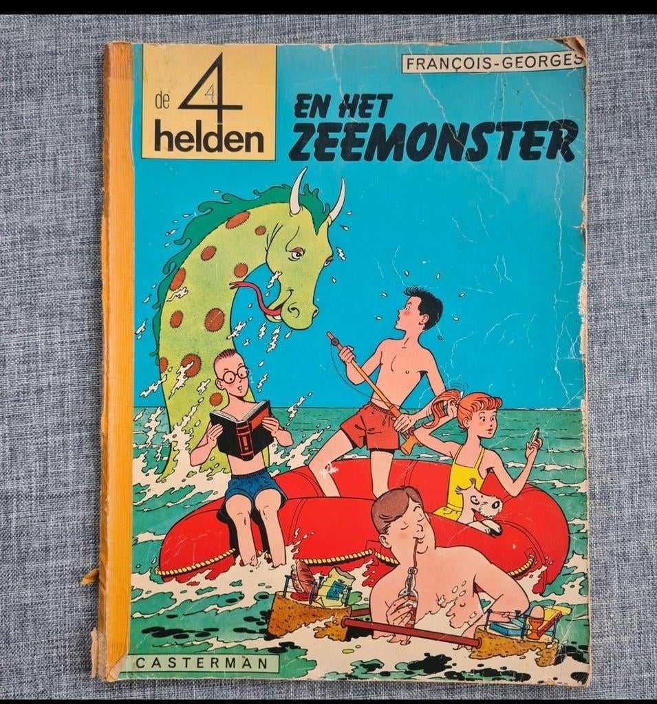 De 4 helden en het Zeemonster, Boeken, Stripverhalen, Ophalen of Verzenden, Zo goed als nieuw