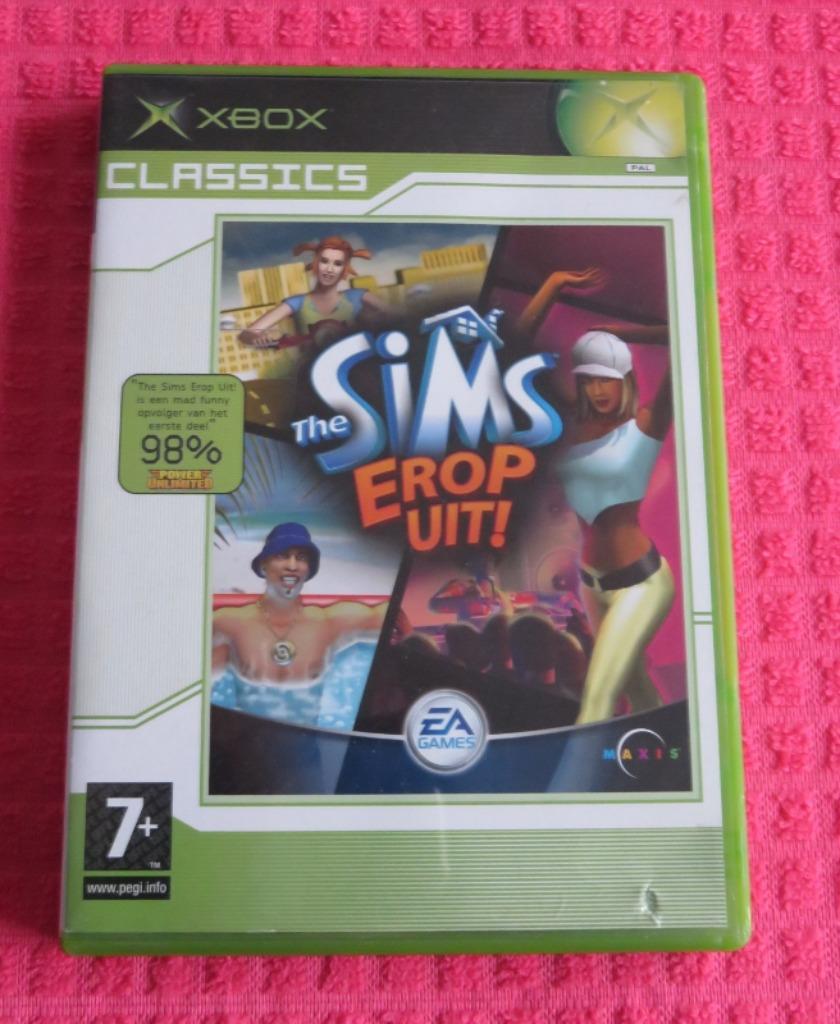 Xbox Classics : The Sims erop uit!  -- game - spel, Enlèvement ou Envoi, Utilisé