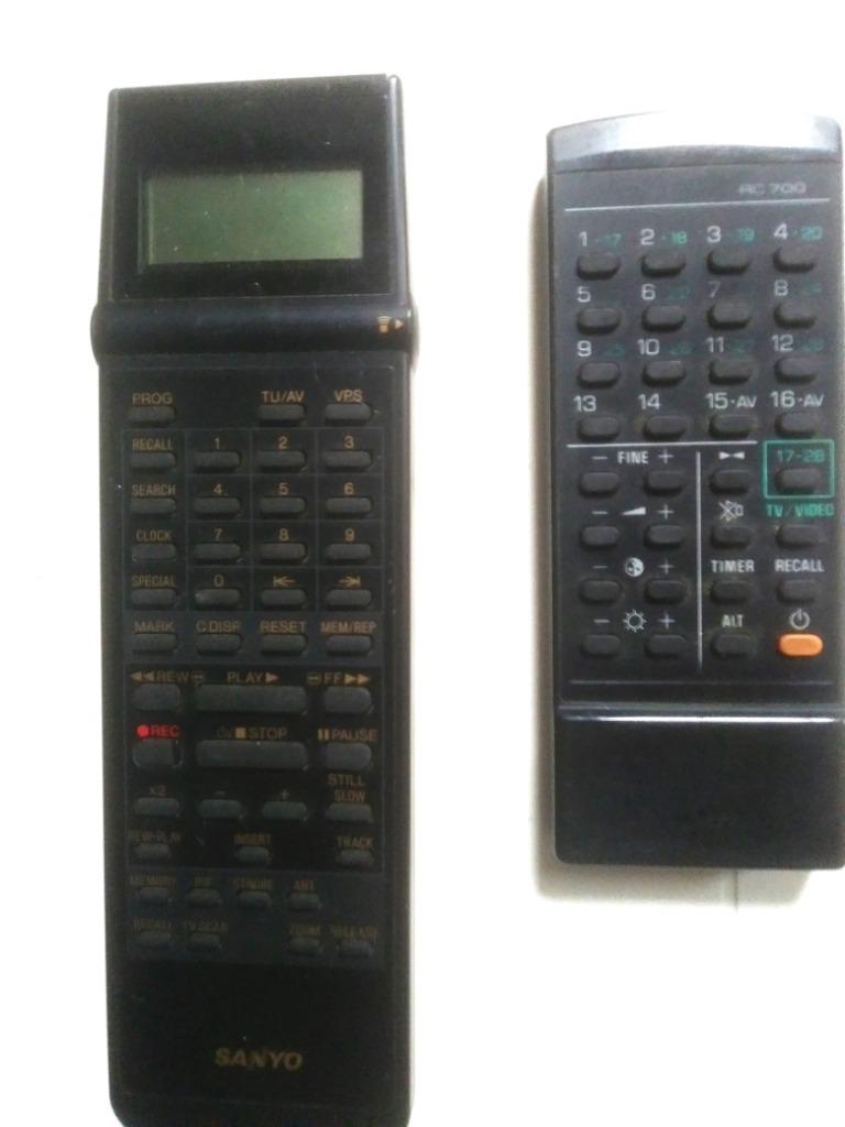 Sanyo afstandsbediening voor videorecorder, Audio, Tv en Foto, Afstandsbedieningen, Gebruikt, Vhs, Ophalen of Verzenden