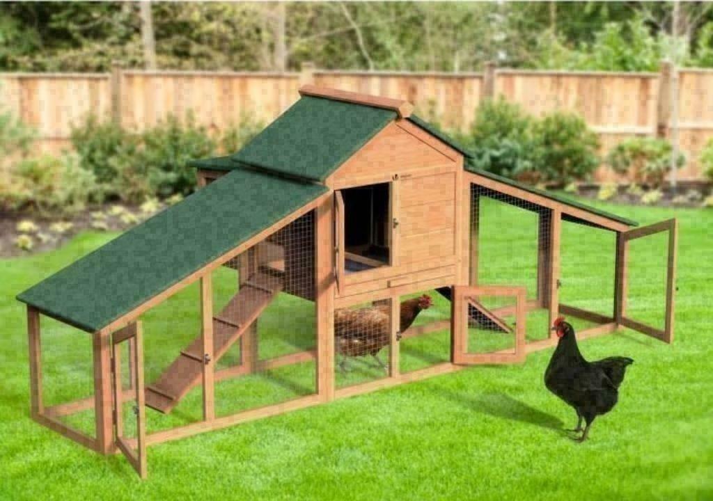 Poulailler XXXL abri poule pondoir poule enclos poule parc, Animaux & Accessoires, Volatiles | Accessoires, Envoi, Neuf, Poulailler