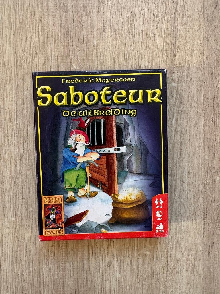 Gezelschapsspel: Saboteur de uitbreiding, 1 ou 2 joueurs, Enlèvement ou Envoi, Neuf, 999 Games