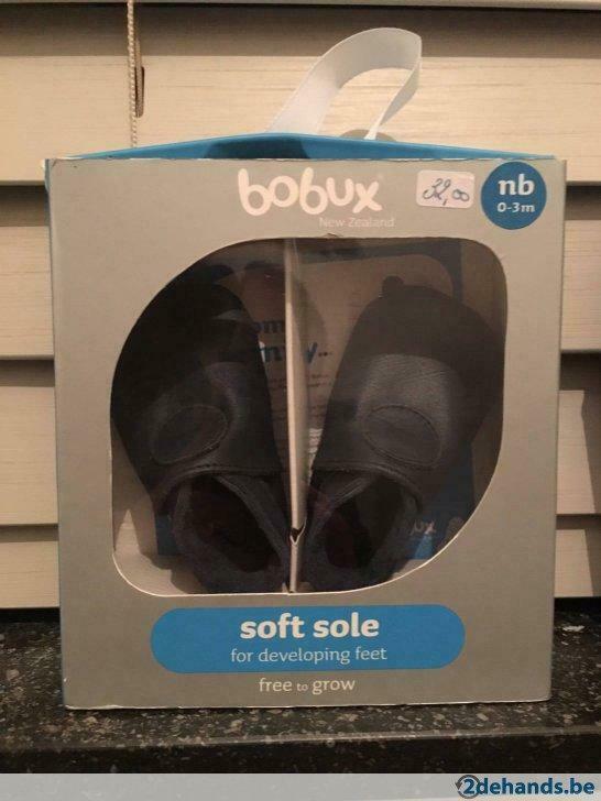 2 paires de chaussures bébé Bobux (0-3 mois et 3-9 mois), Neuf, Garçon ou Fille, Enlèvement ou Envoi, Bobux
