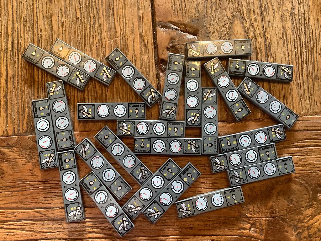 Lego tegels dashboards 25 stuks / 415-T1, Enlèvement ou Envoi, Comme neuf, Briques en vrac, Lego
