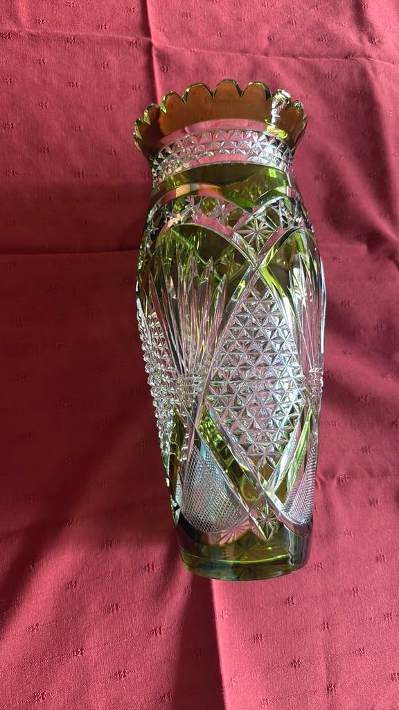 Vase en cristal val saint Lambert, Enlèvement