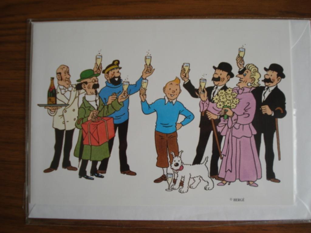 TINTIN  + AUTRE NOUVEAU POSTOGRAMMES DE L'ANNÉE : 19 - -, Enlèvement ou Envoi, Neuf