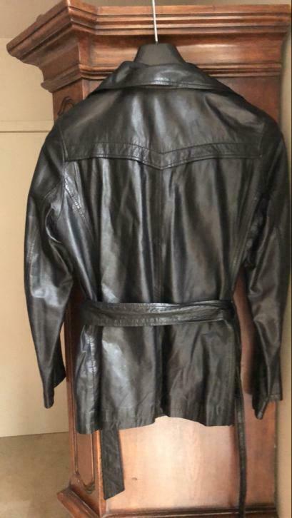 Zwart lederen jasje Oakwood maat large, Kleding | Dames, Ophalen of Verzenden, Gedragen, Zwart
