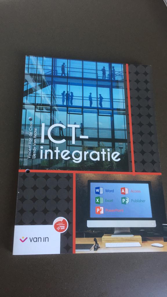 Schoolboek 3e graad TSO ICT-integratie Office 2016, Boeken, Vincent Van de Cruys; Wendy Van Hecke, Ophalen of Verzenden, Zo goed als nieuw