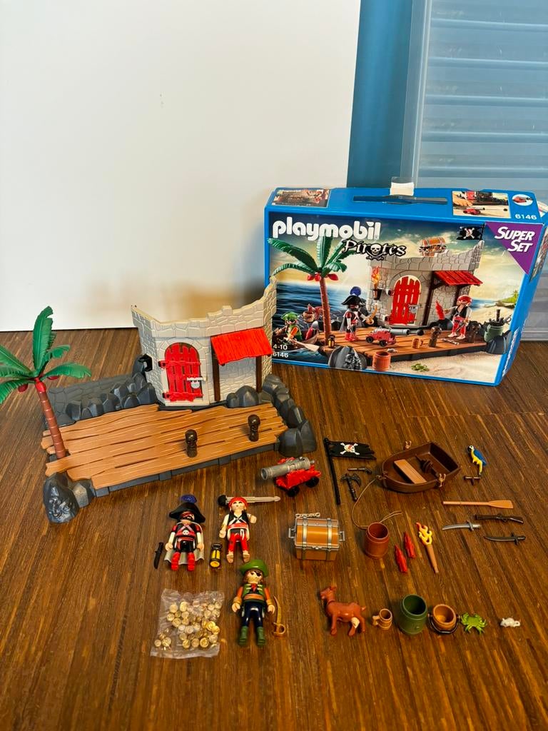 Playmobil 6146 - Pirateneiland, Ophalen, Gebruikt, Complete set