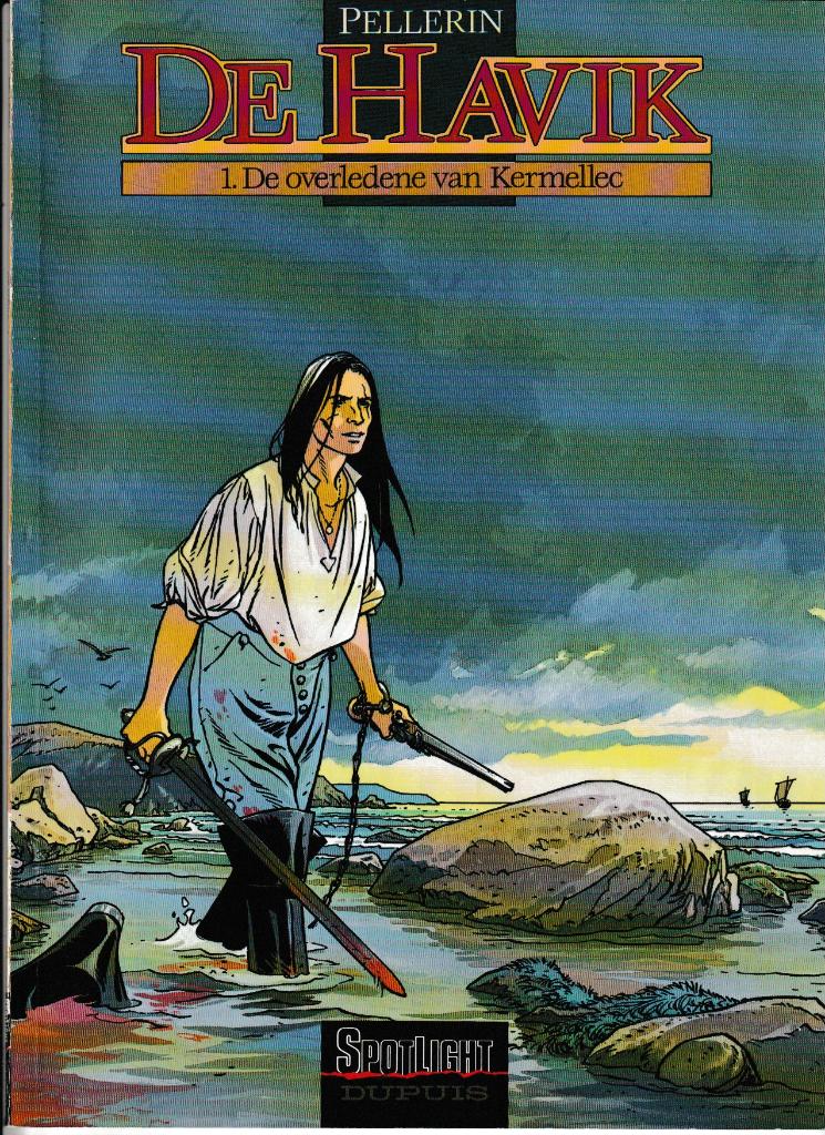 Strip : "De havik nr. 1 - de overledene van Kermellec"., Boeken, Verzenden