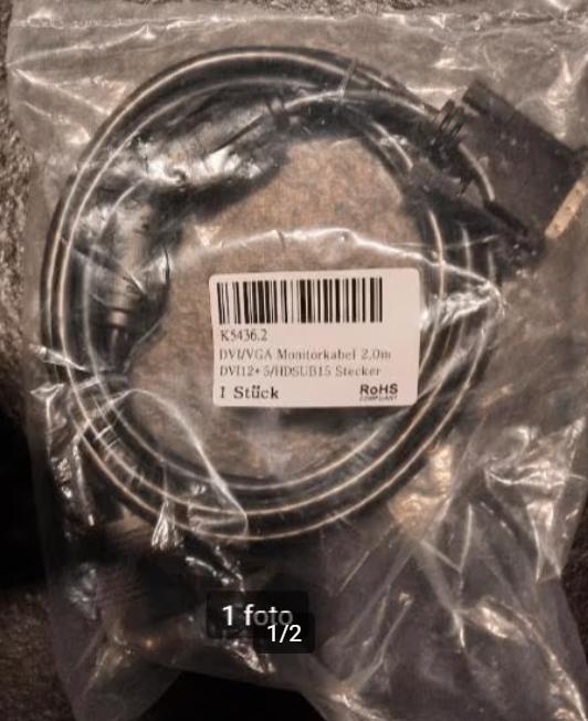 DVI TO VGA KABELS NIEUW, Ophalen of Verzenden, Nieuw