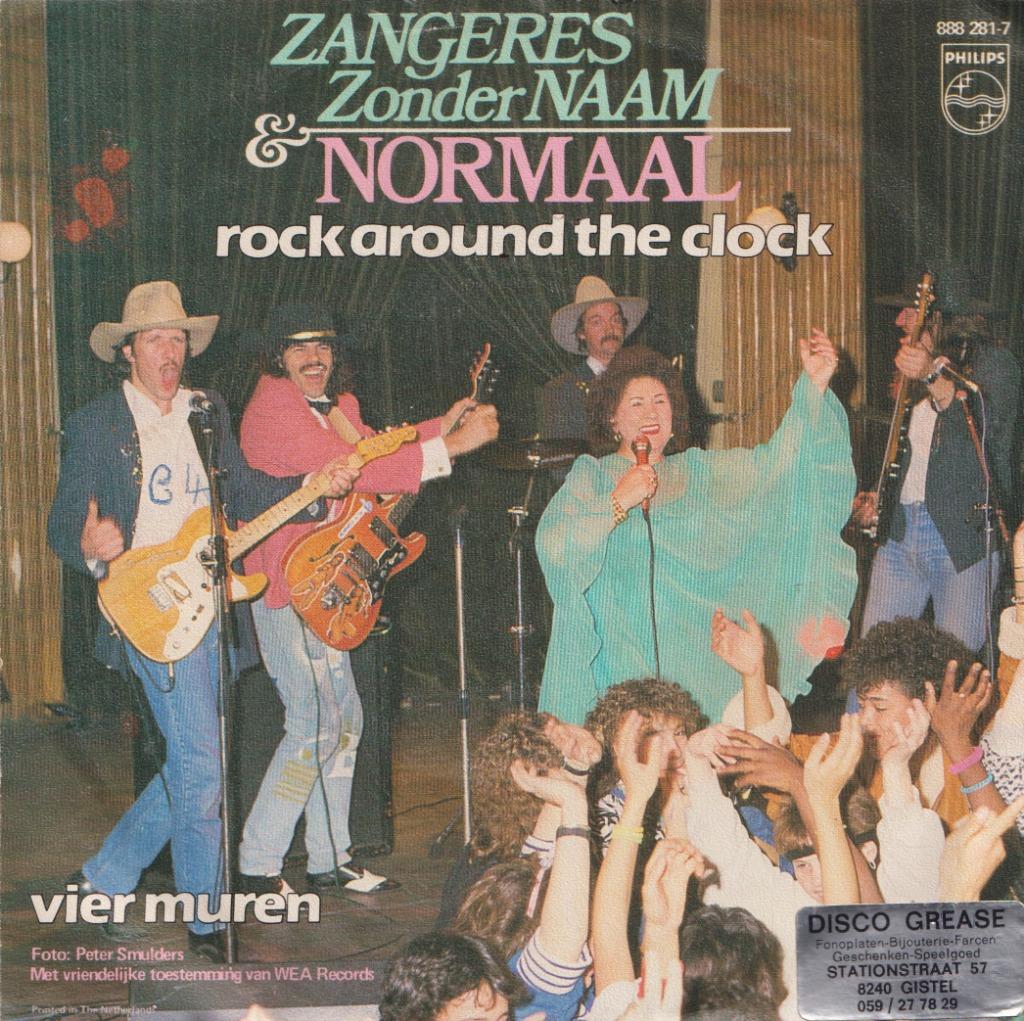 De Zangeres zonder naam & Normaal – Rock around the clock /, Cd's en Dvd's, Vinyl Singles, Ophalen of Verzenden, Gebruikt, Nederlandstalig