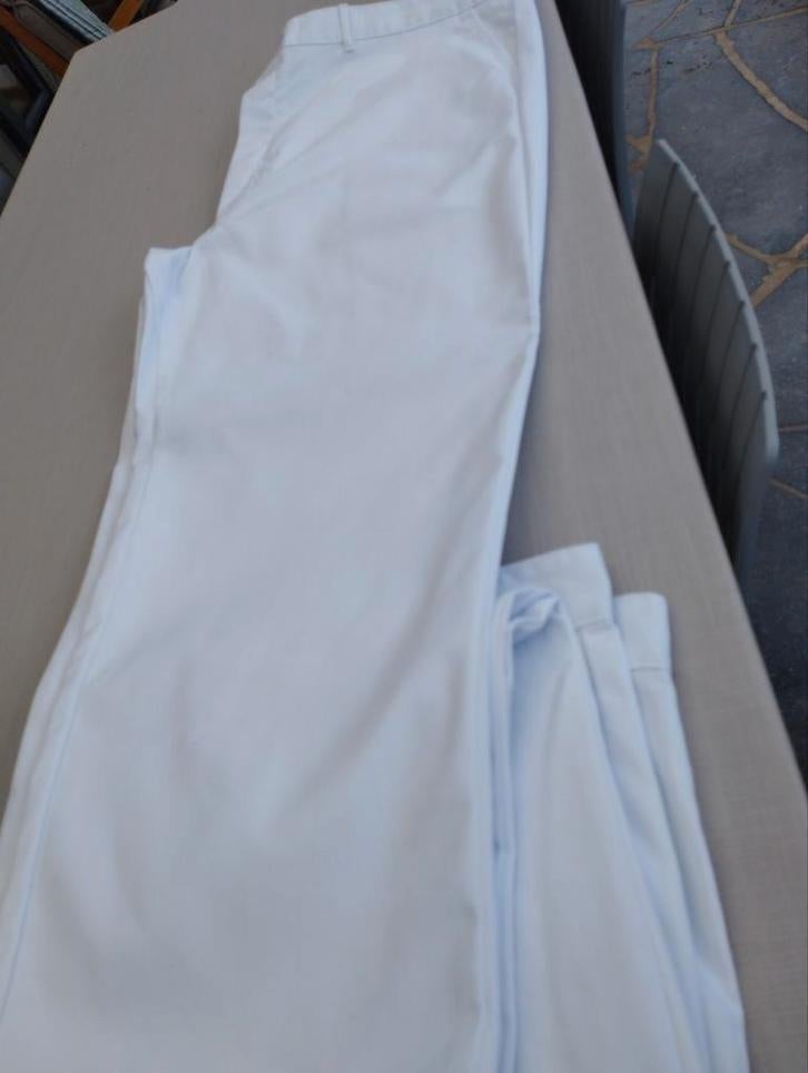Pantalon blanc pour carnavals, Marches, Enlèvement, Comme neuf, Blanc