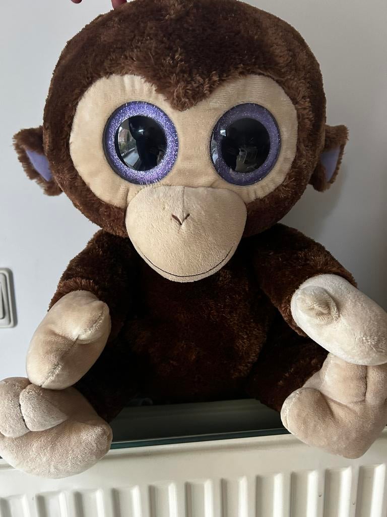 Pluchen aap H45cm NIEUW, Kinderen en Baby's, Speelgoed | Knuffels en Pluche, Ophalen, Nieuw