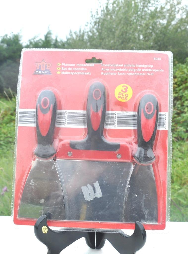 set outillage  3 spatules en acier inoxydable, Enlèvement ou Envoi, Neuf, Outillage ou Accessoires
